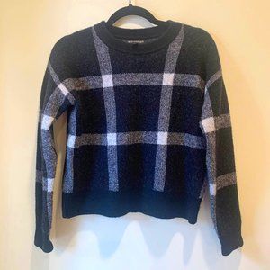 Banana Republic- Plaid Crewneck Sweater- Petite XS